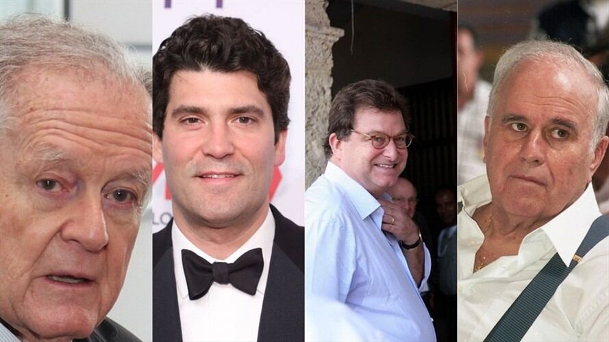 Sarmiento angulo, Alejandro Santodomingo, Jaime Gilinski, y Carlos Ardila Lulle. Foto: