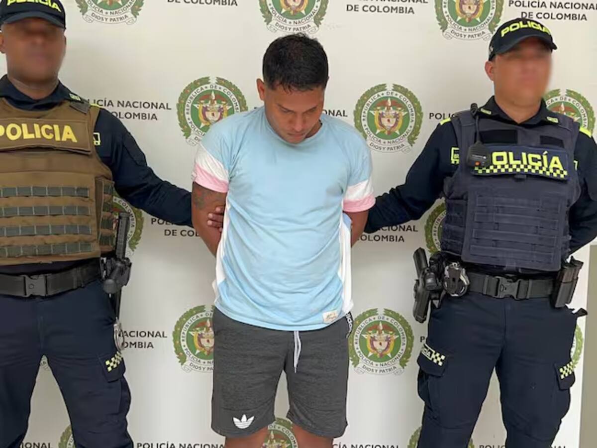 Capturan en Cartagena a Nadín Díaz, quien era solicitado con circular roja de Interpol