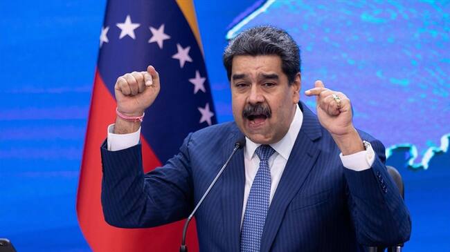 Nicolás Maduro abierto al diálogo con oposición. Foto: EFE/RAYNER PEÑA R.