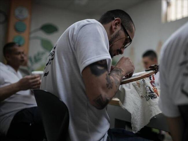 La fábula bordada por presos colombianos que habla del dolor y la resiliencia carcelaria. Foto: Agencia Anadolu