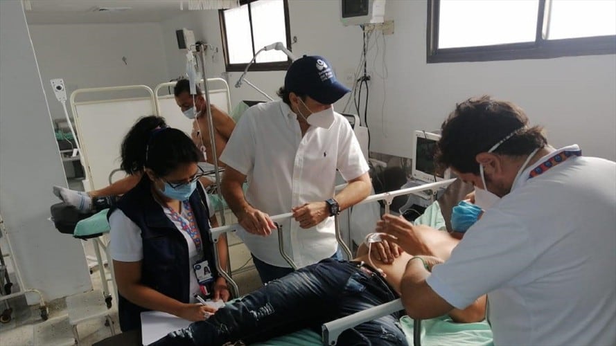 Atacan a un grupo de manifestantes en Norte de Santander. Foto: Cortesía Defensoría del Pueblo