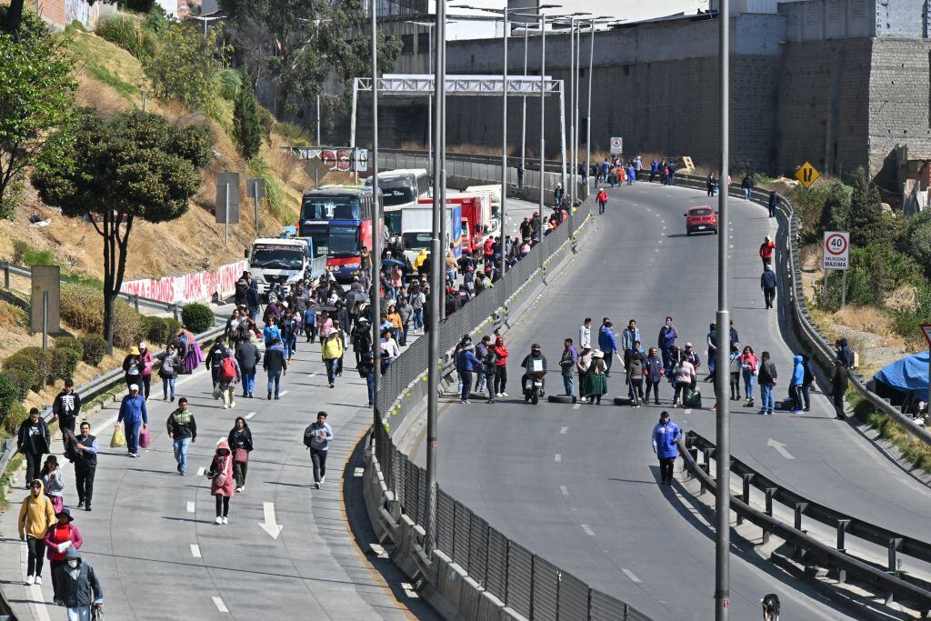 Bloqueos en Bolivia. I Foto: AIZAR RALDES/AFP via Getty Images.