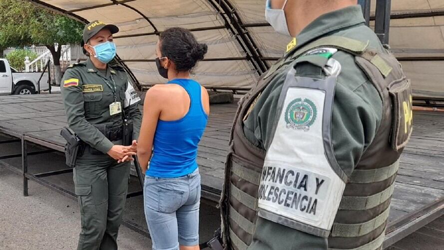 Mujer inventó falso secuestro de su hija en Cúcuta. Foto: Cortesía