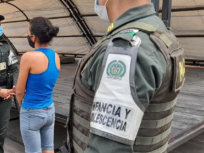 Mujer inventó falso secuestro de su hija en Cúcuta. Foto: Cortesía
