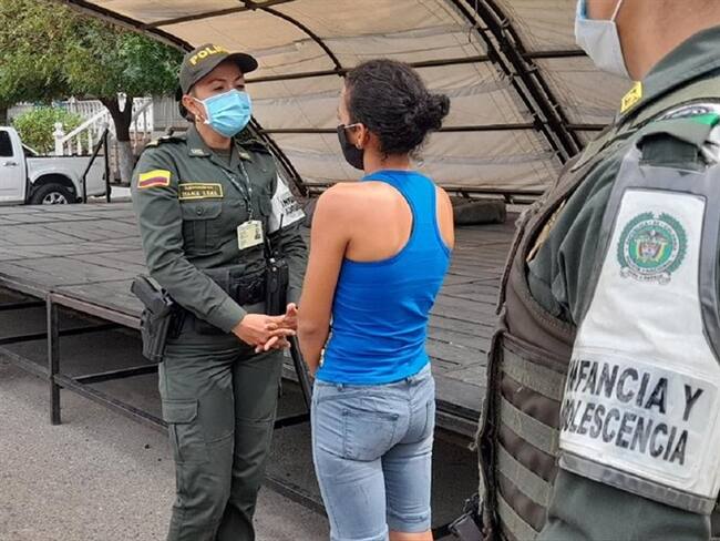 Mujer inventó falso secuestro de su hija en Cúcuta. Foto: Cortesía