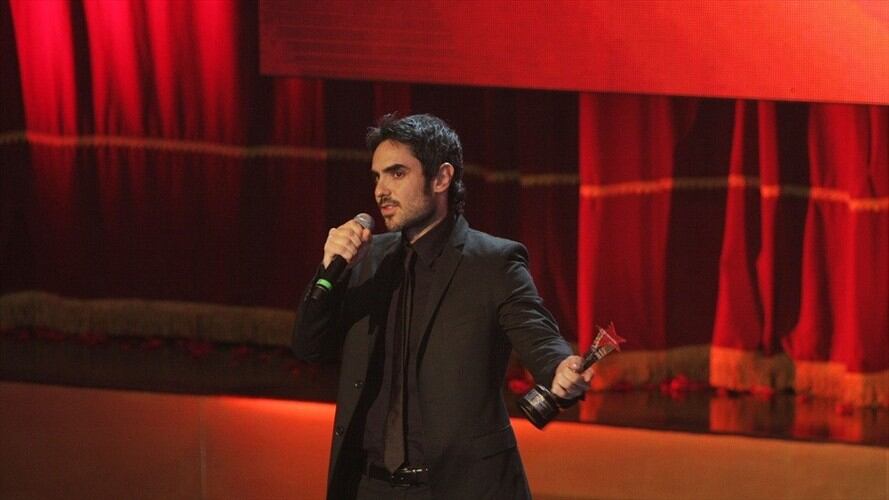 Al actor fue ganador de un premio TV & Novelas. Foto: Colprensa.