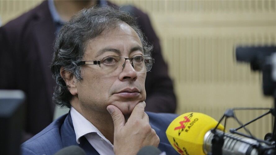 Senador colombiano Gustavo Petro. Foto: Colprensa - Álvaro Tavera