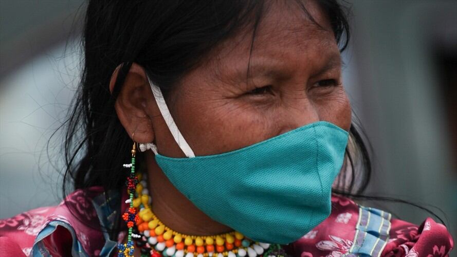 Comunidad embera de Mistrató, Risaralda. Foto: Colprensa