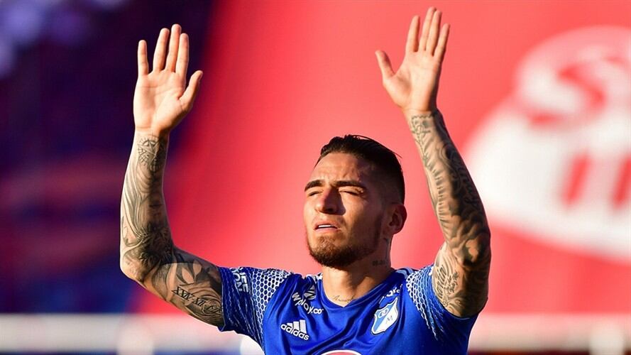 Cristian Arango, jugador de Millonarios. Foto: Colprensa: VizzorImage / Nelson Rios / Cont