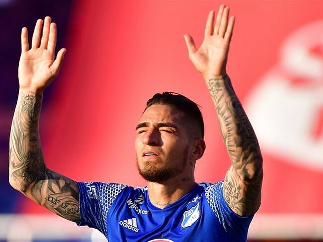 Cristian Arango, jugador de Millonarios. Foto: Colprensa: VizzorImage / Nelson Rios / Cont