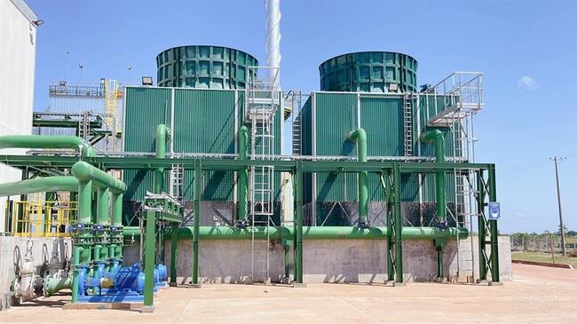 Lista la primera planta de generación de energía eléctrica limpia y renovable del país. Foto: Twitter: ACOLGEN