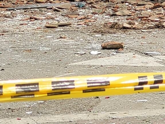 Dos guardias del Inpec resultaron heridos tras un ataque con explosivos cerca a la cárcel de Villahermosa / FOTO: Colprensa