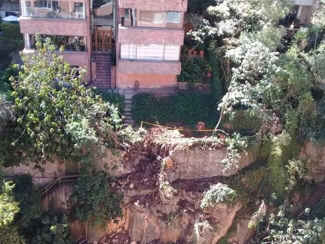 Preocupación por posible derrumbe de edificio en barrio Rosales de Bogotá