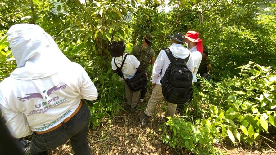 Hallan 19 fosas comunes en Montes de María. Foto: Cortesía Unidad de Búsqueda