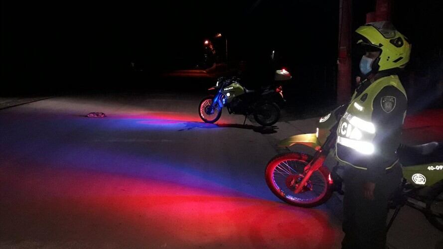 Por altos indicadores de contagio, vuelve el toque de queda y ley seca a Cereté. Foto: Policía (referencia).