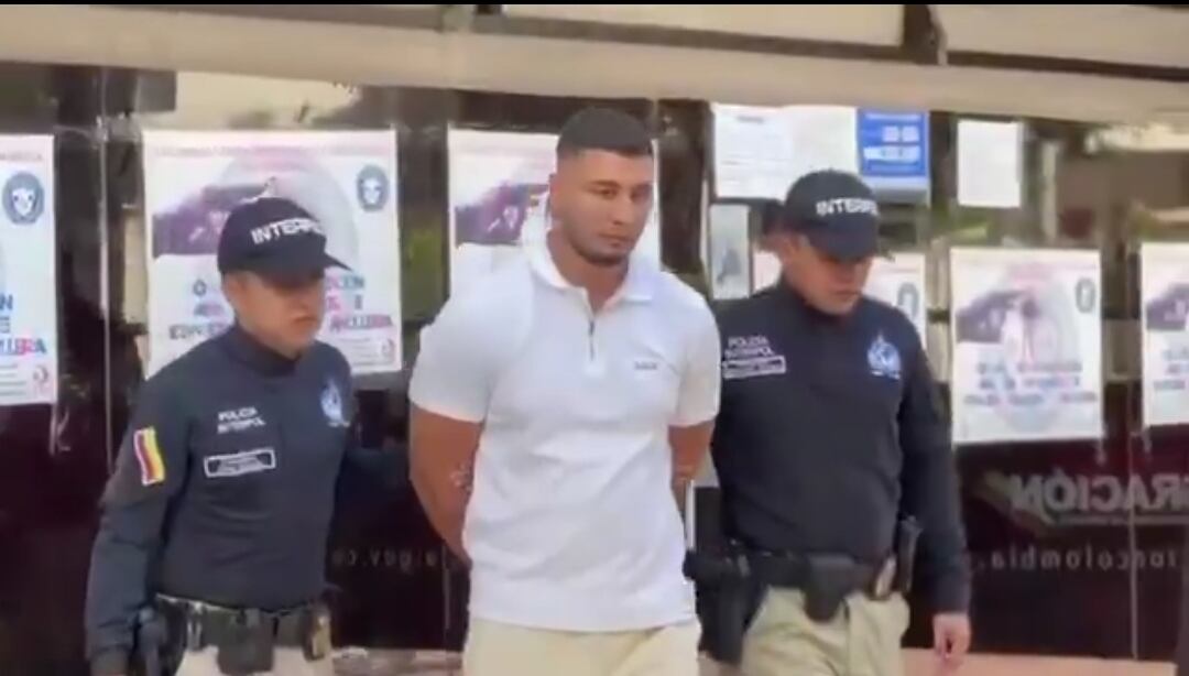 Capturado ciudadano sueco requerido por delitos de extorsión. Foto: Policía Nacional.