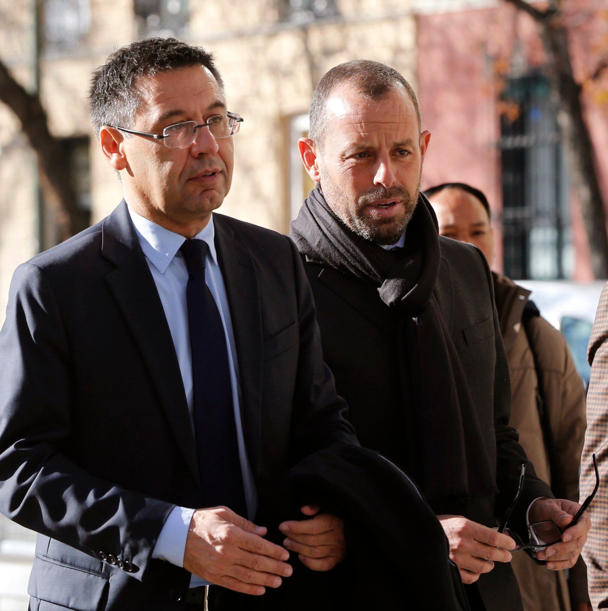 Josep María Bartomeu y Sandro Rosell Foto: EFE/MARISCAL