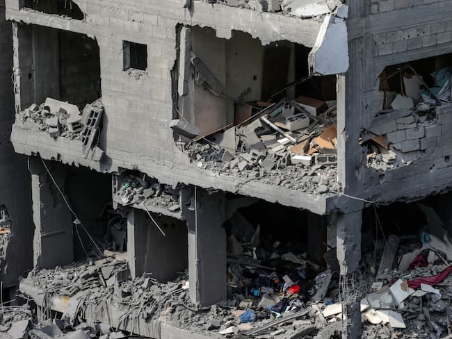 Destrucción de Gaza. Foto: EFE.