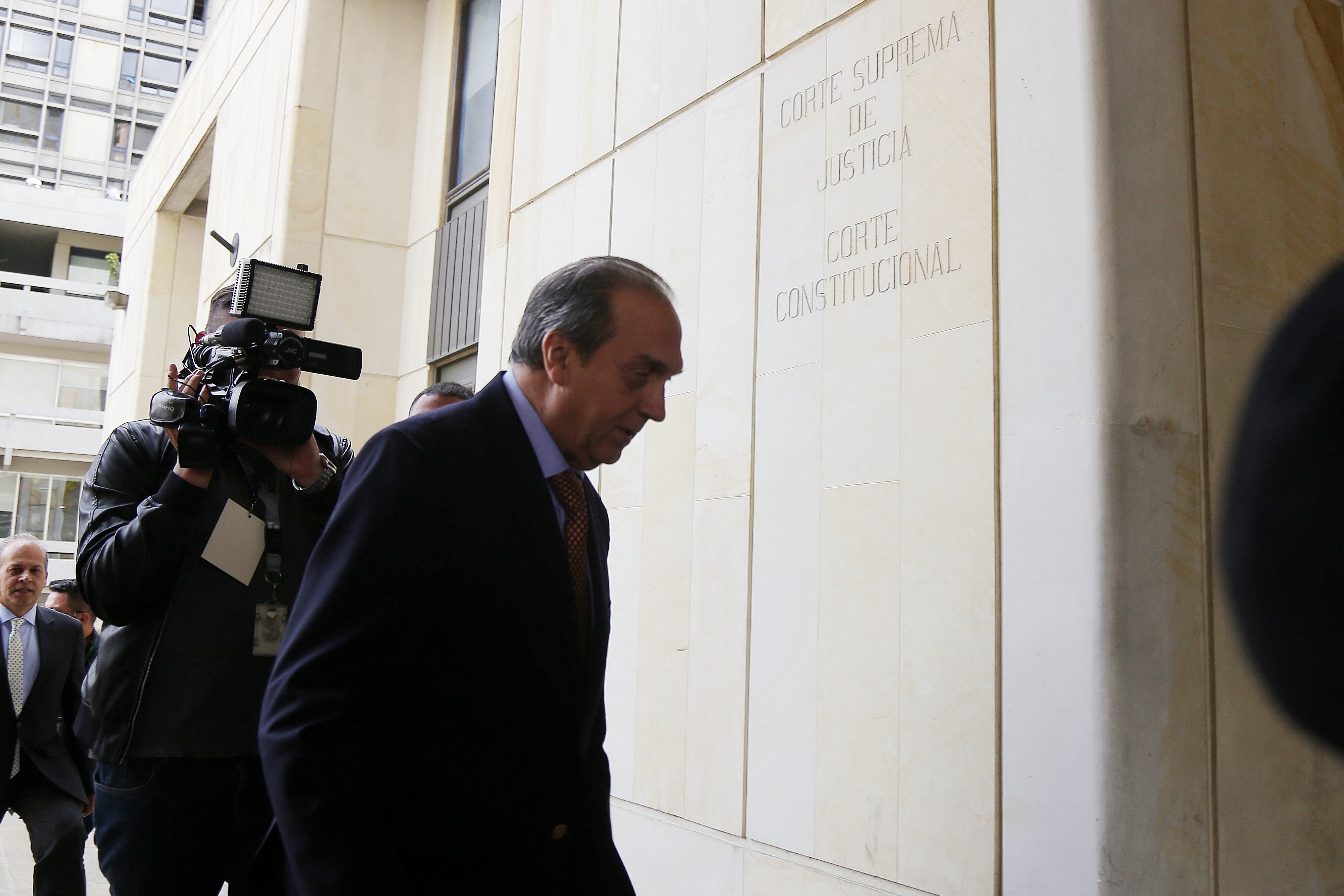 Luis Alfredo Ramos se presentó en la Corte Suprema de Justicia. (Colprensa - Diego Pineda)