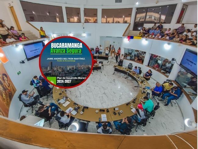 Inicia la discusión del Plan de Desarrollo en plenaria del Concejo de Bucaramanga.