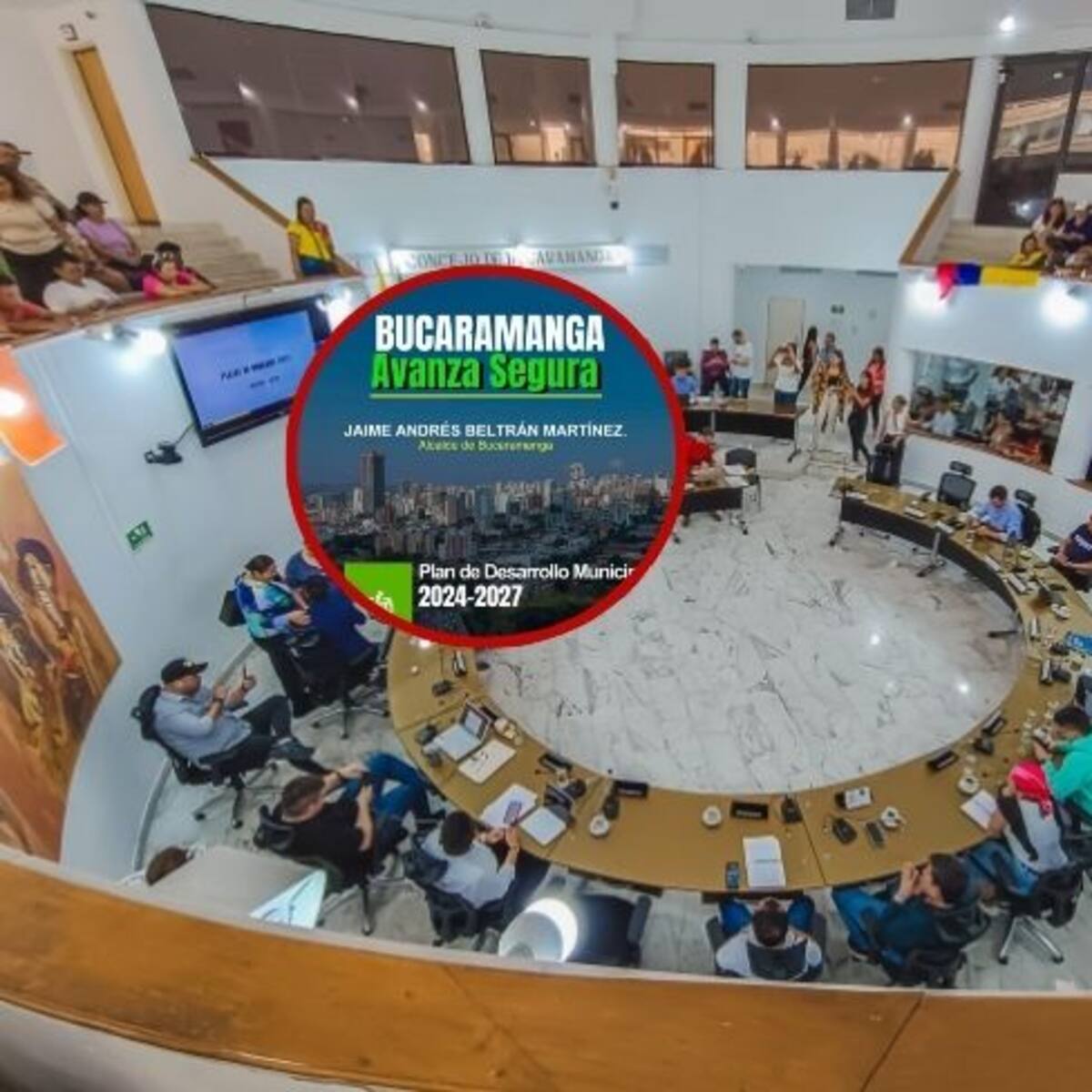 Inicia la discusión del Plan de Desarrollo en plenaria del Concejo de Bucaramanga