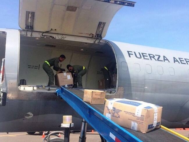 Boeing 727 de la Fuerza Aérea. Foto: Cortesía Fuerza Aérea Colombiana