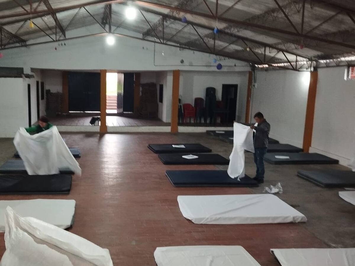 Más de 250 desplazados por combates en Silvia, Cauca, recibieron atención humanitaria