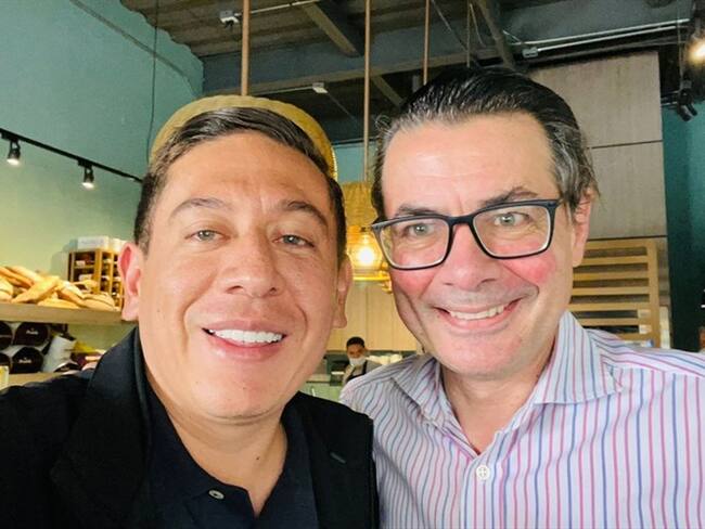 Carlos Amaya y Alejandro Gaviria se reunieron con el propósito de unir al centro. Foto: Carlos Maya