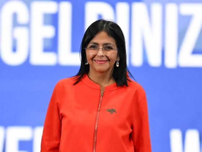 Delcy Rodriguez, vicepresidenta ejecutiva de Venezuela. Foto: by JUAN BARRETO/AFP via Getty Images