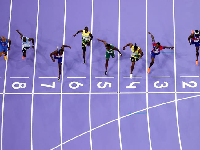 Final 100 metros planos Juegos Olímpicos París 2024 | Foto: GettyImages