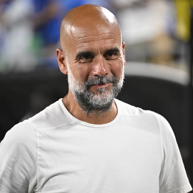 ORLANDO (United States), 01/07/2025.- Manchester City head coach Pep Guardiola before the start of the FIFA Club World Cup 2025 match between Manchester City and Al Hilal in Orlando, Florida, USA, 30 June 2025. (Mundial de Fútbol) EFE/EPA/MIGUEL RODRIGUEZ