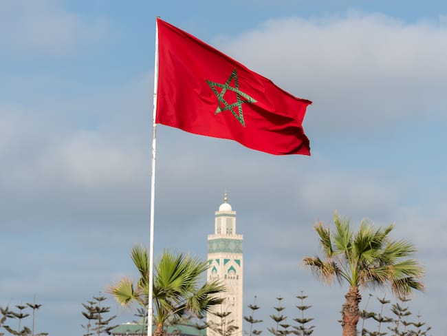 Bandera de Marruecos. Foto: Getty Images