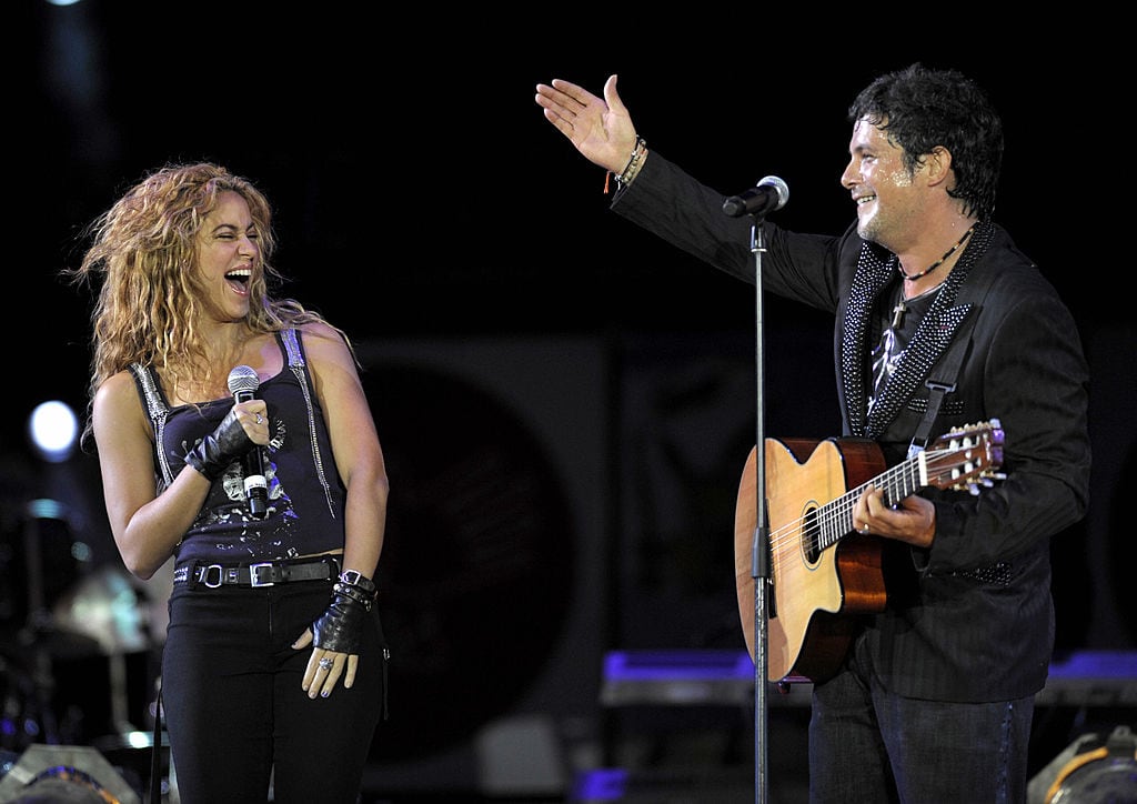 Shakira inicia su gira en Estados Unidos y Canadá y Alejandro Sanz la acompañará en su primer concierto. Foto: Juan Mabromata / AFP vía Getty Images