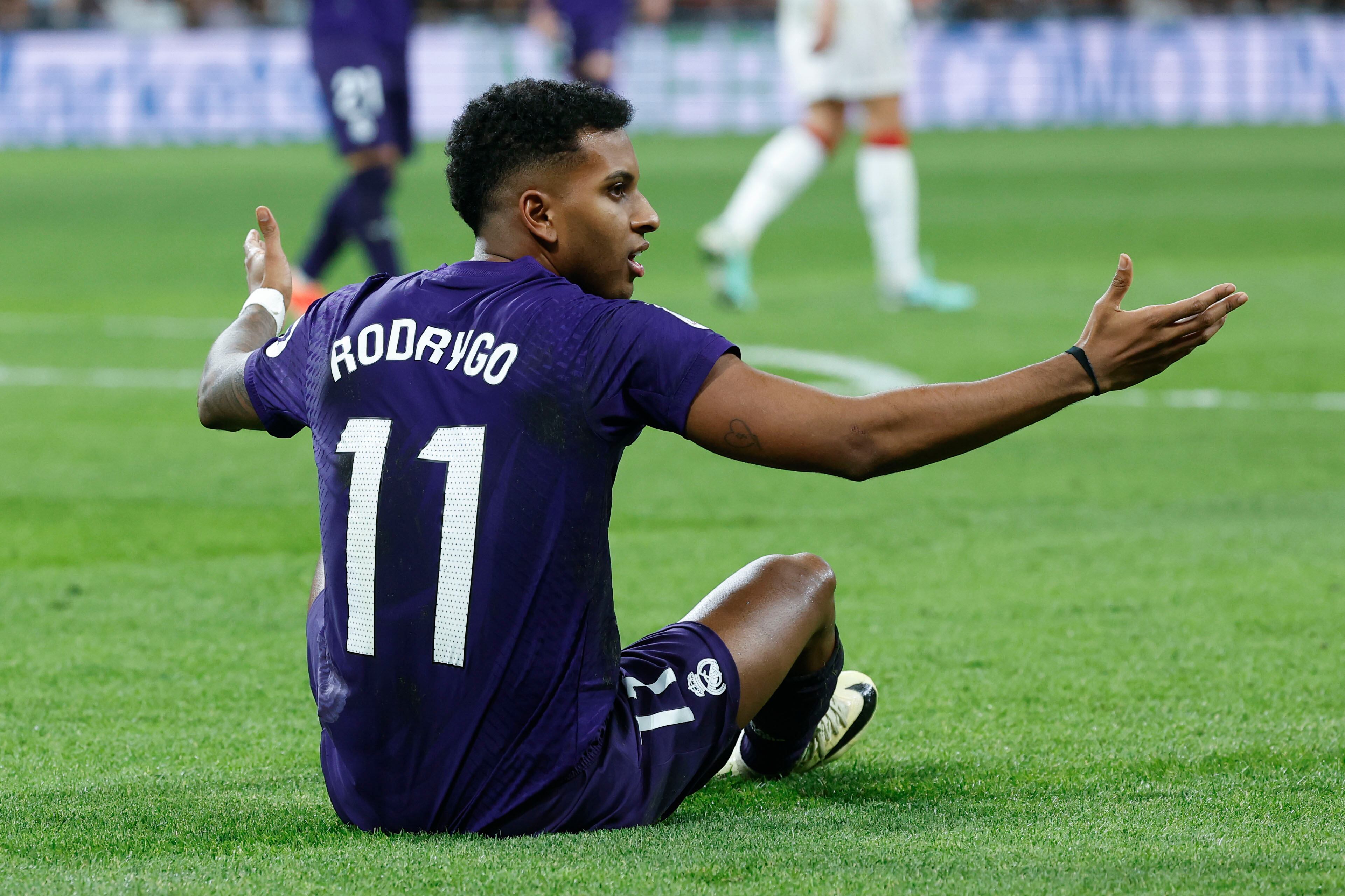 Rodrygo, futbolista del Real Madrid. Foto: EFE.