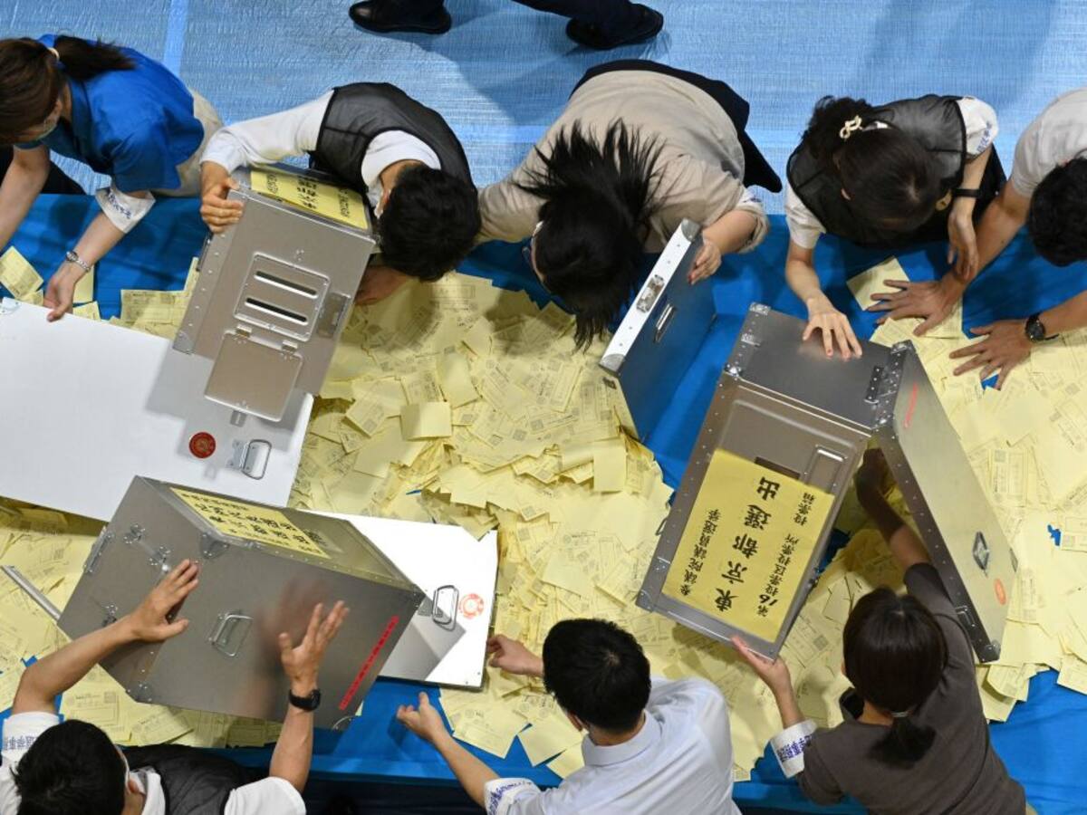 Concluyó la votación para las elecciones parlamentarias de Japón sin incidentes