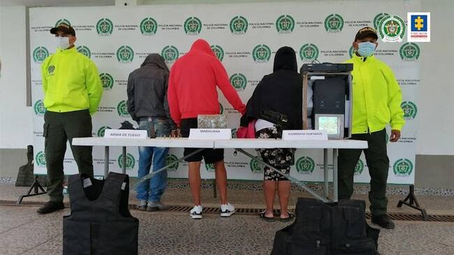 Tres de los detenidos fueron cobijados con medida de aseguramiento en su lugar de residencia . Foto: Fiscalía