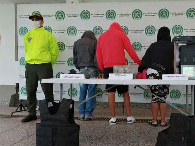 Tres de los detenidos fueron cobijados con medida de aseguramiento en su lugar de residencia . Foto: Fiscalía