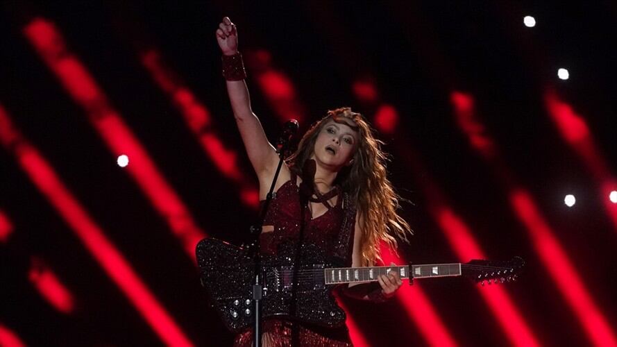 Cantante colombiana Shakira. Foto: TIMOTHY A. CLARY/AFP via Getty Images