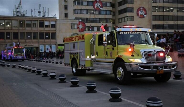 Foto: Los bomberos de Tunja