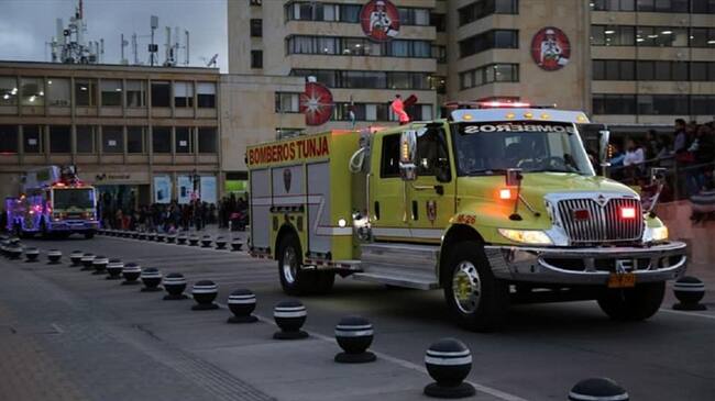 Foto: Los bomberos de Tunja