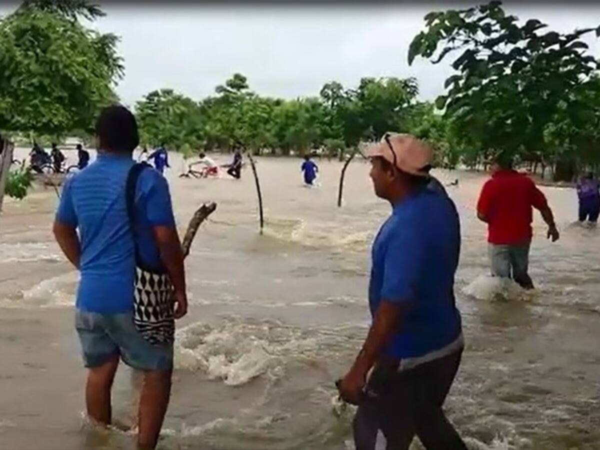 Emergencia en Lorica por desbordamiento del río Sinú
