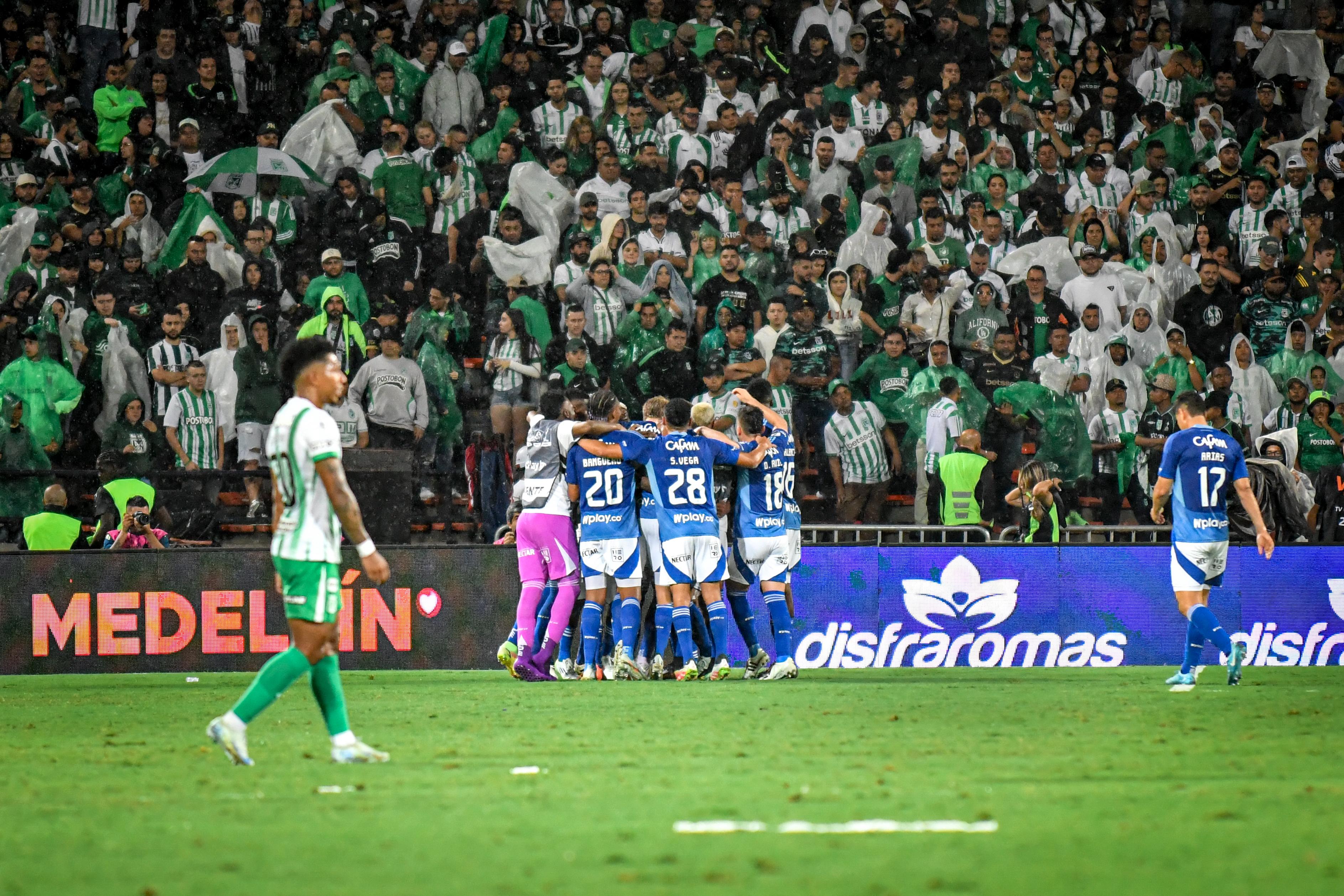 Atlético Nacional vs. Millonarios - fecha 5 cuandrangulares - Liga Betplay. Foto: David Jaramillo - Colprensa.