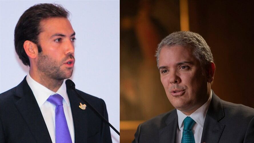 Martín Santos escribió en Twitter sobre la baja popularidad del presidente Iván Duque. Foto: Colprensa