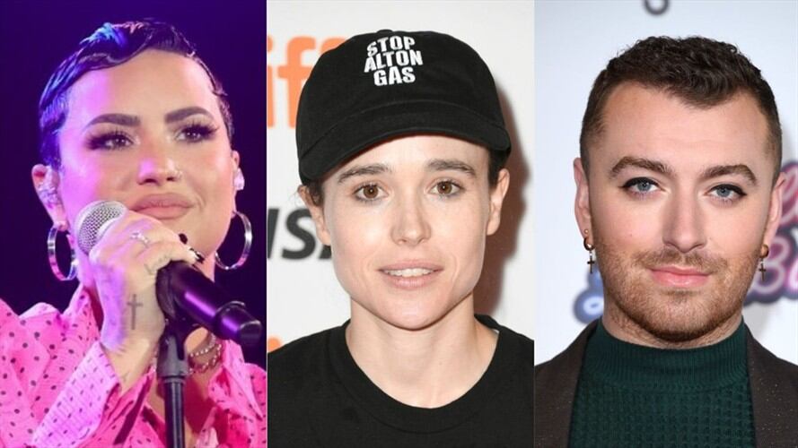 ¿Qué significa ser no binario como se identifican Demi Lovato, Elliot Page y Sam Smith?. Foto: Getty Images