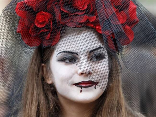Los maquillajes artísticos se han convertido en una opción para quedar bien en esta temporada de Halloween.. Foto: Getty Images