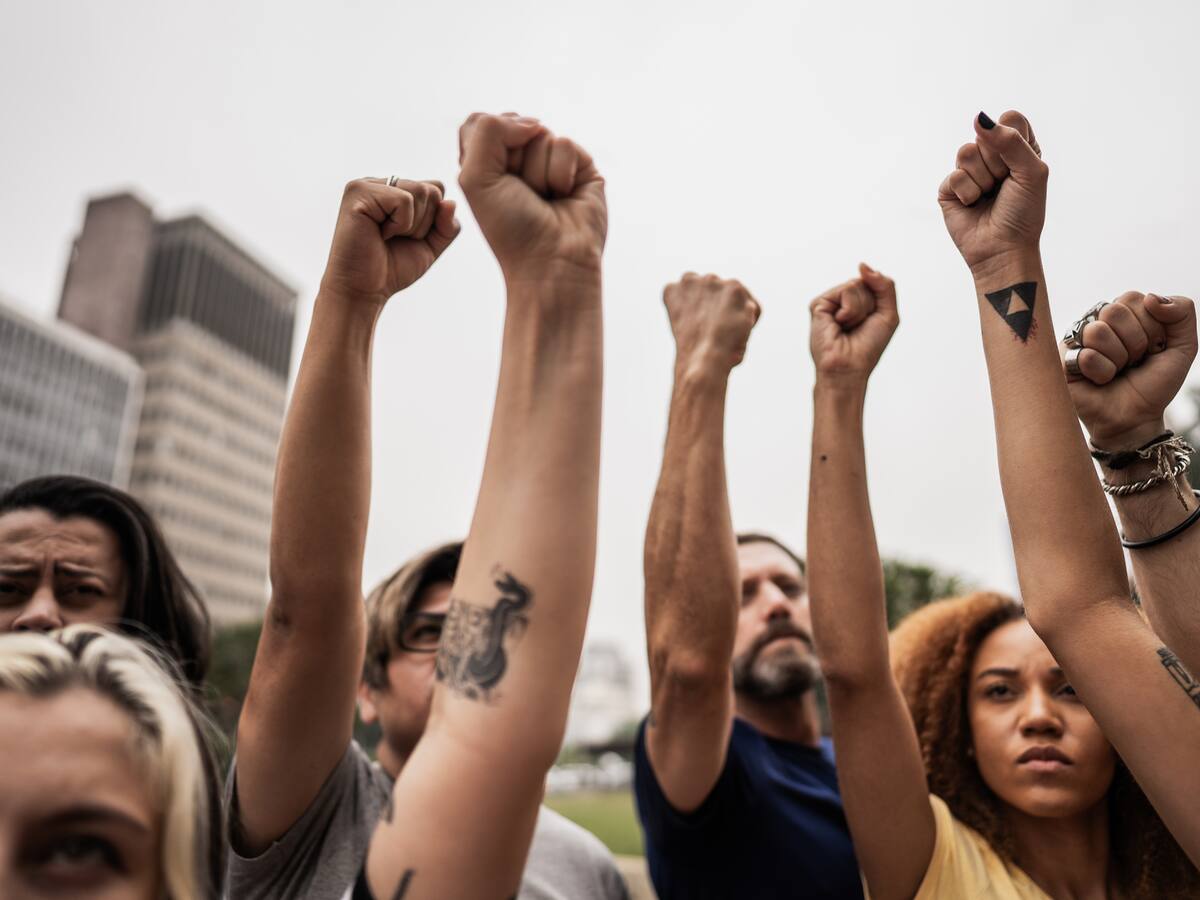 Manifestaciones en Bogotá en contra de la prohibición de plásticos de un solo uso