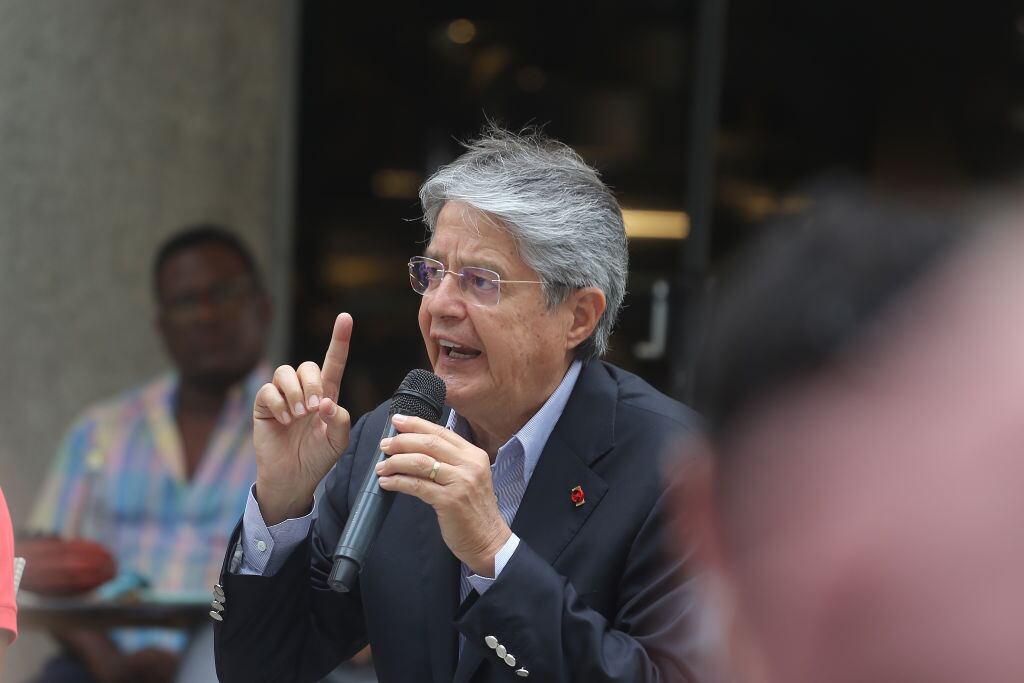 Presidente de Ecuador, Guillermo Lasso. (Photo by Gerardo Menoscal/Agencia Press South/Getty Images)