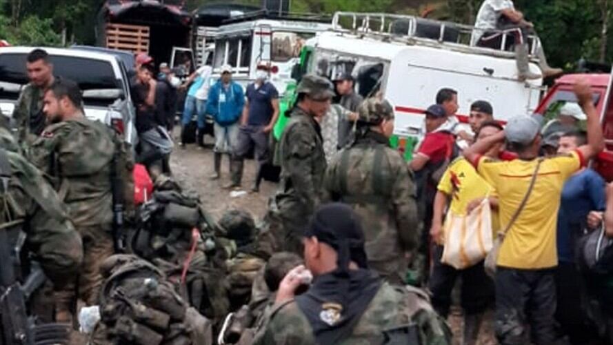 La población civil solicitó que los actores armados abandonen sus territorios . Foto: Cortesía
