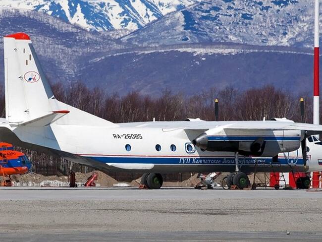Loa restos fueron encontrados a unos cuatro kilómetros del aeropuerto donde el avión debería haber aterrizado, cerca de la costa del mar de Ojotsk.. Foto: MINISTERIO RUSO DE SITUACIONES DE EMERGENCIA / AFP
