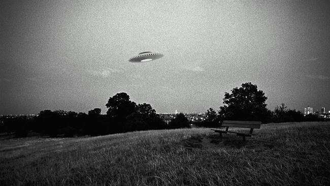 Representación gráfica de un OVNI. Foto: Getty Images / Ray Massey